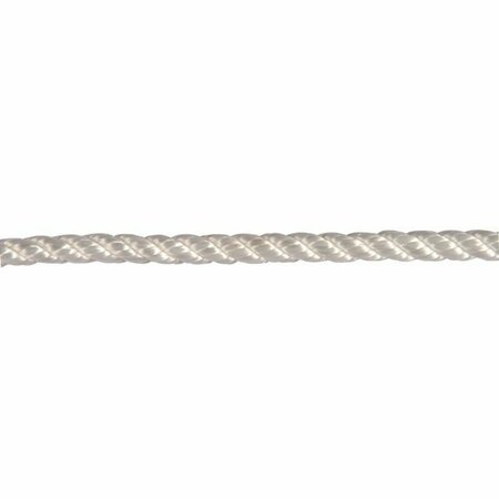 BEN-MOR CABLES Rope Twstd Nyln 1/4inx50ft Wht 60300